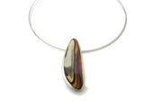 FreeForm Jasper Silver Necklace | KimyaJoyas