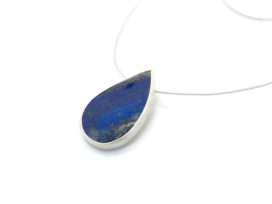 Lapis Lazuli Silver Pendant | KimyaJoyas

