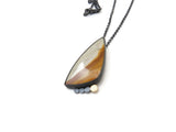 Polychrome Jasper Pendant in Oxidized Silver | KimyaJoyas

