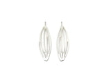 Natural Inspired Silver Dangle Earrings | KimyaJoyas
