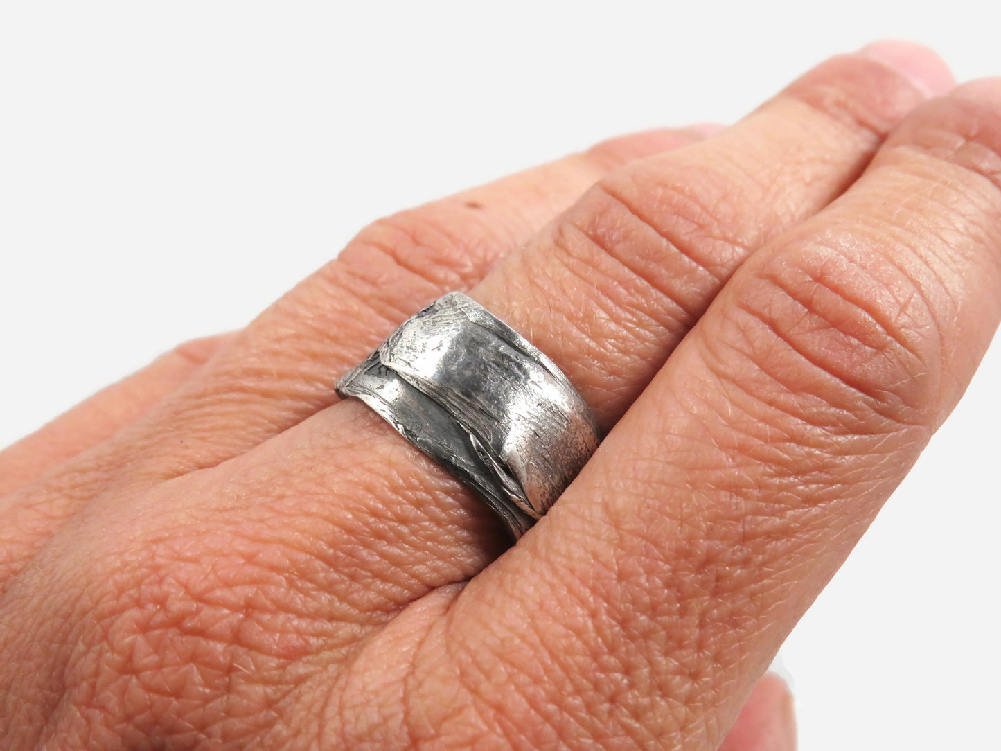 Organic Silver Ring