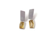 Rose Cut Citrine Silver Earrings | KimyaJoyas