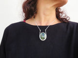 Turquoise Silver Necklace | KimyaJoyas