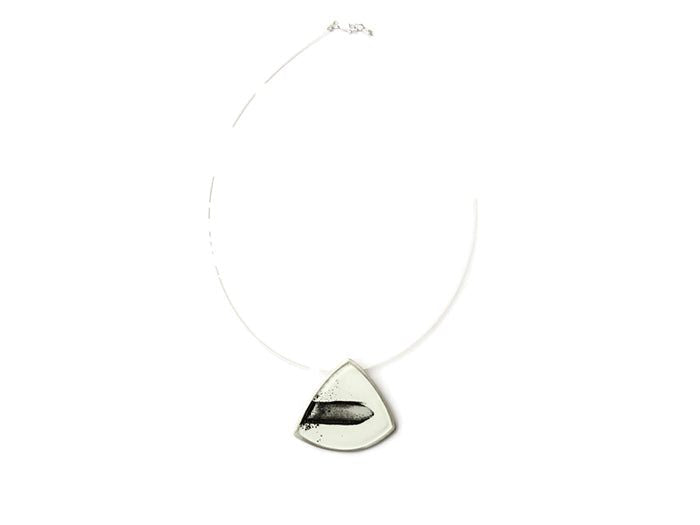 Enameled Silver Pendant - Unique Enamel Jewelry | KimyaJoyas