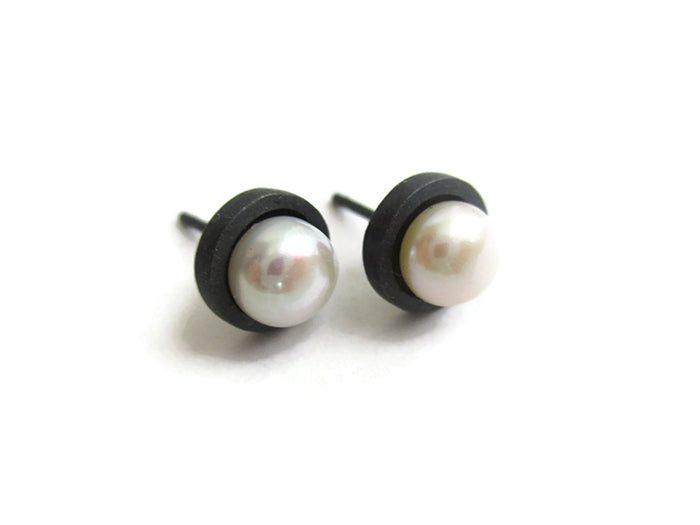 Mini Pearl Stud Earrings - 101PRL KimyaJoyas