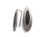 Organic Silver Dangle Earrings - Organic Silver Jewelry | KimyaJoyas