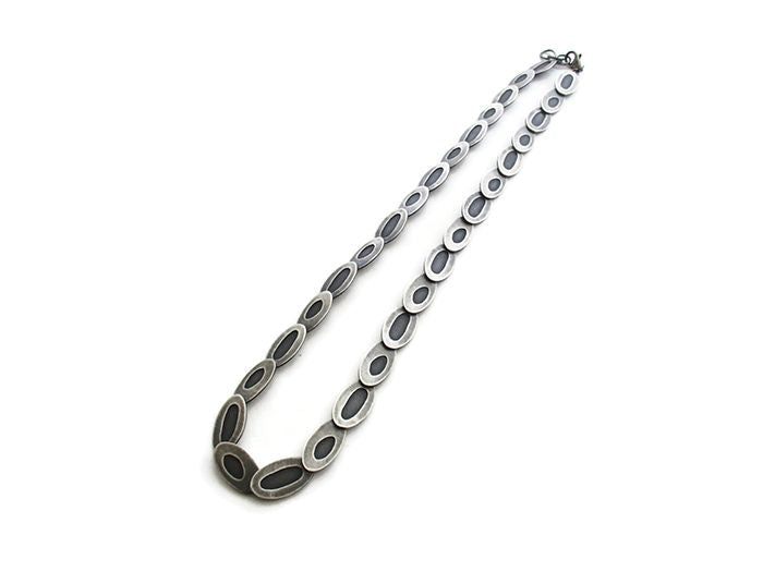 Silver Link Necklace - 402CELL KimyaJoyas